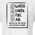 thumbnail image 3 of Avatar - The Last Airbender - Elements Harmony - Juniors Cropped Cotton Blend T-Shirt, 3 of 5