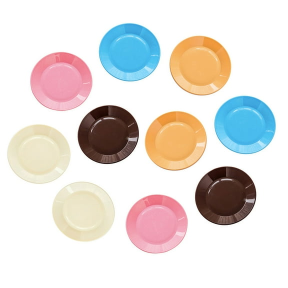 NIAIZEK Flat Plate Candy Serving Tray For Restaurant Use 10Pcs 5.1In