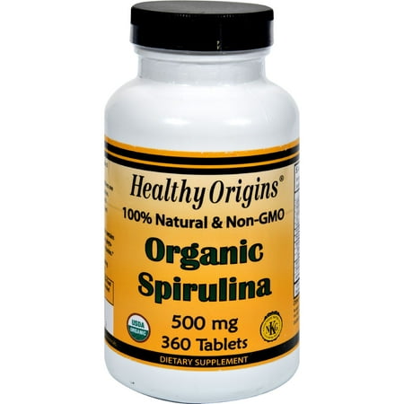 Healthy Origins Spirulina organique - 500 mg - 360 Ct