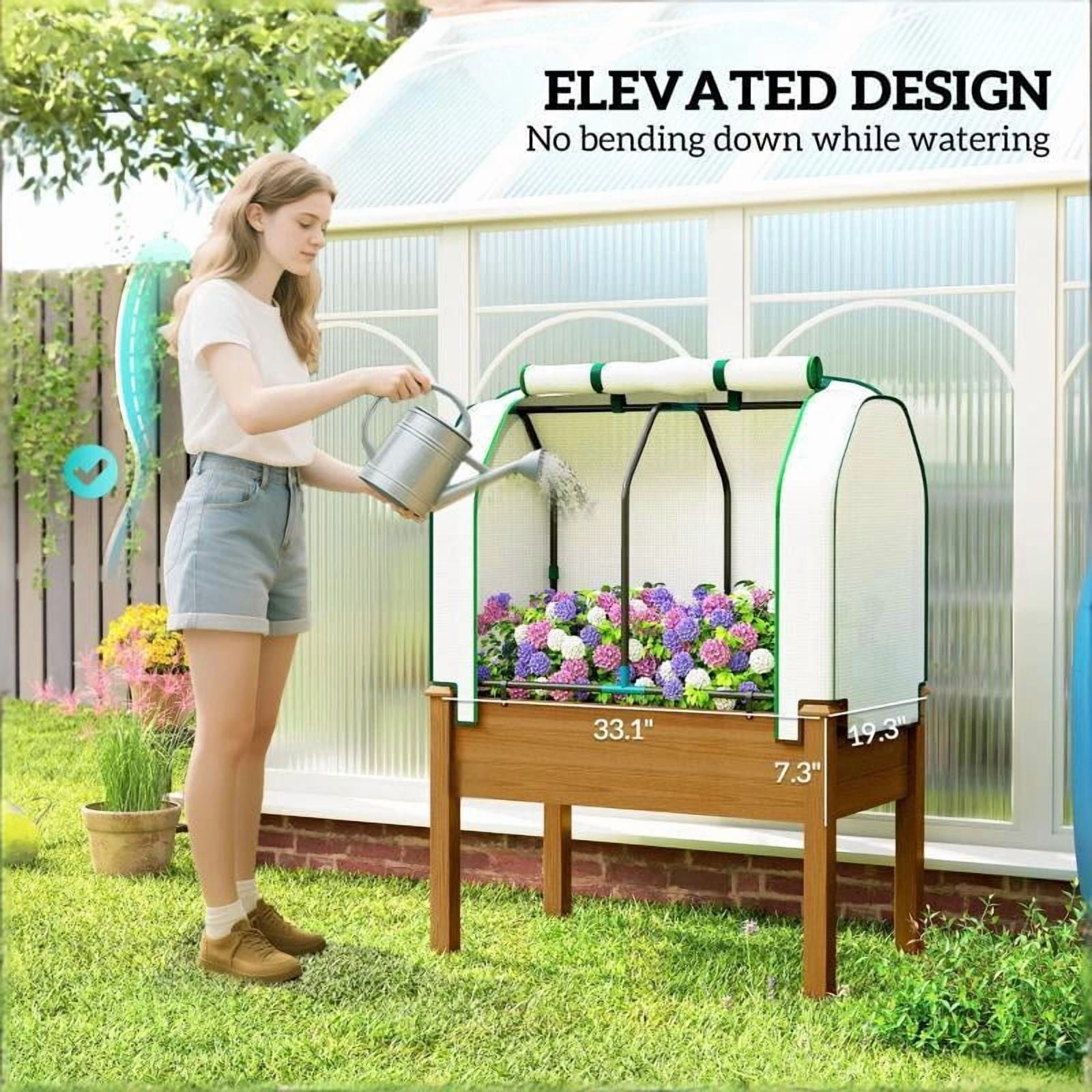 Outdoor Planter Box Raised Garden Bed