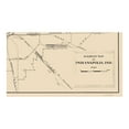 thumbnail image 2 of Railroad Map - Indianapolis Indiana Railroad - Monon Railway 1950 - Vintage Wall Art, 2 of 4