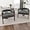 Grey, variant on BISHE Set of 2 Modern Barrel Accent Chairs with Open Back, 3-Legged Teddy Upholstered Dining Armchairs for Living Room, Bedroom, Dining Room & Office, Comfortable Armchairs, Beige