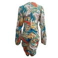 thumbnail image 5 of mtvxesu Robes pour Femmes Grande Taille, Robe à Col en V Imprimée Décontractée Mode Aguichant Moulante à Manches Longues Robes en Denim, 5 of 5