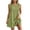 Green, variant on Dvprdro Womens Casual Summer Mini Dress Crewneck Sleeveless Ruffle Detail Side Pockets Shift A Line Dress Solid