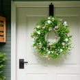 thumbnail image 5 of BiFandian 18 Inch Spring Summer Flower Wreath, Artificial Colored Floral Wreath for Wall Window Door, Easter Decoration Wedding Decor, 45cm Seasonal Wreath, 5 of 7