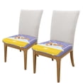 thumbnail image 2 of Easygdp Corgi Washing in Bathtub Square Chair Cushion Cover Stretch Chair Seat Covers Removable Washable for Hotel, Bedroom, Office, 2 of 9