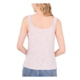 thumbnail image 2 of VINCE CAMUTO Womens Ivory Slitted Lined Animal Print Sleeveless V Neck Tank Top XL, 2 of 4