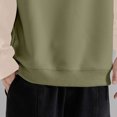 thumbnail image 5 of Elvqul Mens Sweatshirts Crewneck Solid Green Sweatshirts for Men No Hood, 5 of 7