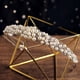 thumbnail image 2 of KAKOWELY Diadema de perlas sintéticas para novia, joyería para el cabello, tocados de boda con perlas para fiesta de novia, 2 of 5