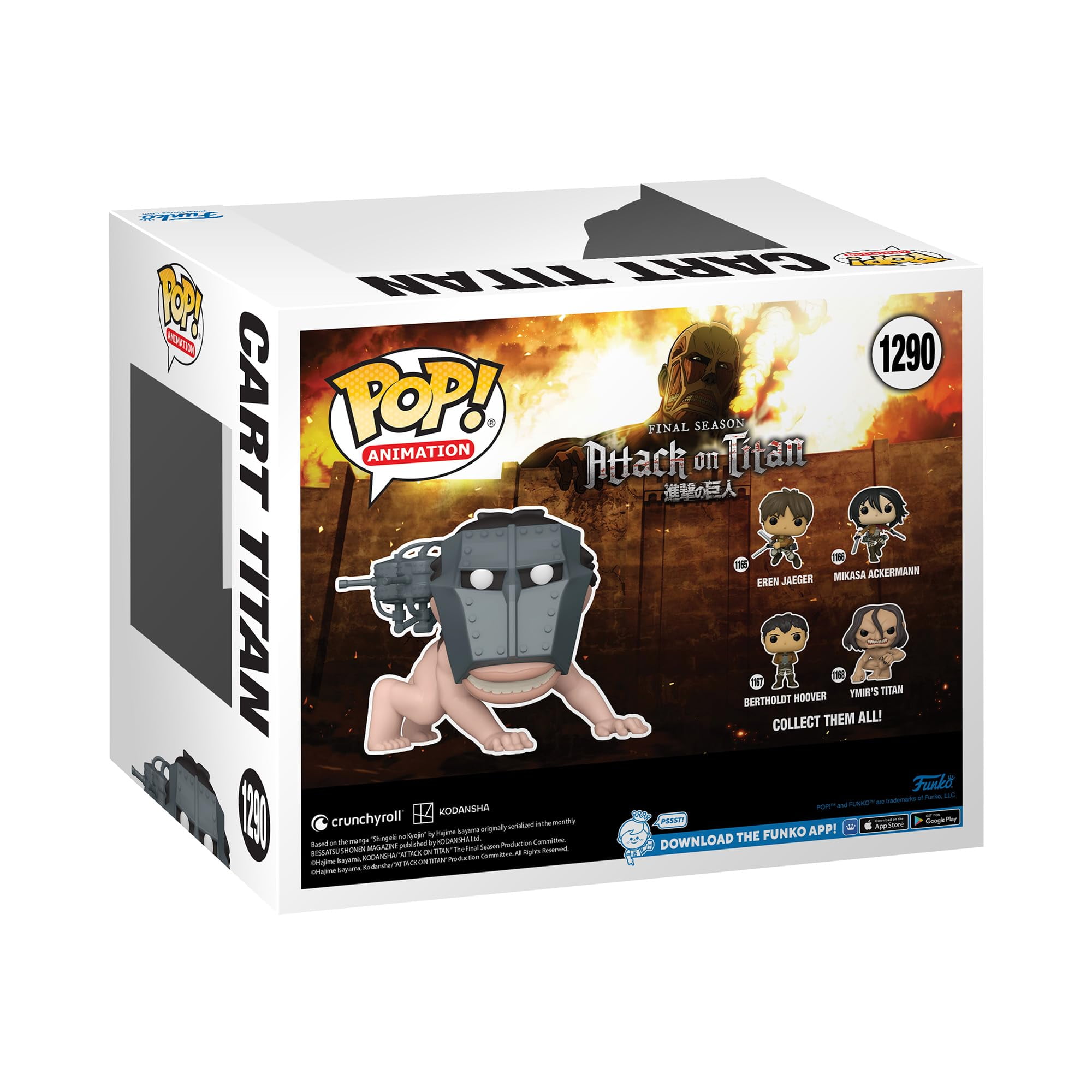 FUNKO POP! SUPER: Attack on Titan  - Cart Titan, Funko, Gifts