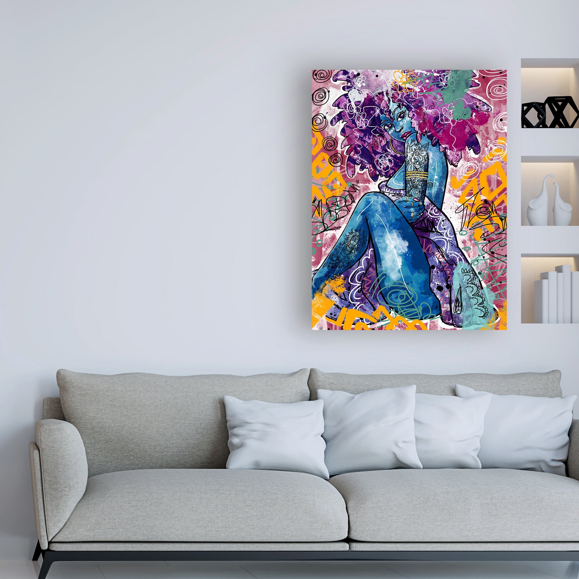 Trademark Fine Art 'Lfe' Canvas Art by Justin Copelan