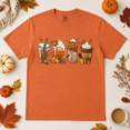 thumbnail image 2 of Pumpkin Spice Coffee Fall Shirt, Cute Autumn Latte Drinks Graphic Comfort Colors Tee, Cozy Pumpkin Season Halloween Thanksgiving Gift - Yam, M, 2 of 4