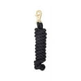 thumbnail image 2 of Tough 1 Braided Cotton Lead with Trigger Bull Snap, Black, 8 1/2', 2 of 2