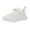 White, variant on Girls Tennis Shoes Lightweight Breathable Sneakers, Casual Walking Slip On Running Shoes for Toddler Kids Barefoot Wide Design