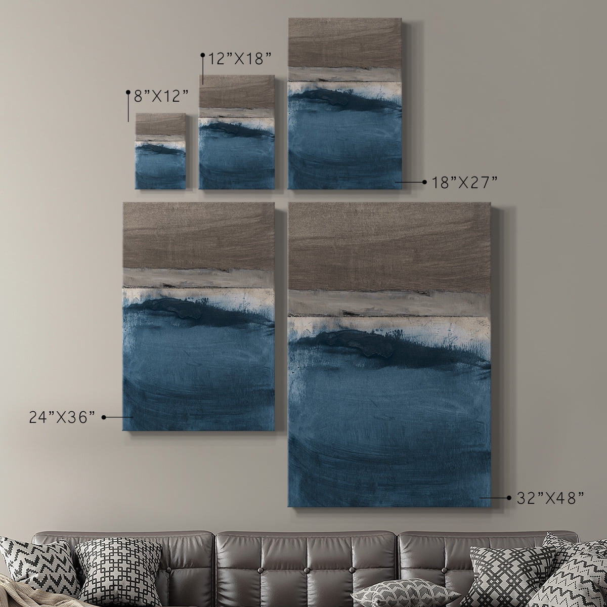 Midnight Sky Premium Gallery Wrapped Canvas - Ready to Hang