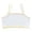Beige, variant on Girls Soft Training Bras Seamless First Bra Girls Sports Bras Longline Crop - No Pads, Chest Double Lined White 8-12 Years