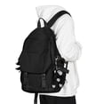 thumbnail image 1 of Mochila escolar coowoz impermeable ligera negra 20L, 1 of 7