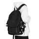 thumbnail image 1 of Mochila escolar coowoz impermeable ligera negra 20L, 1 of 7