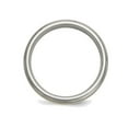 thumbnail image 2 of Ladies or Mens Titanium Ridged Edge 6mm 14K Yellow Inlay Brushed Wedding Band Ring, 2 of 6