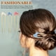 thumbnail image 5 of 3 horquillas en forma de U para el pelo, estilo francés, elegantes pinzas para el pelo para moños, accesorios decorativos para cualquier ocasión, 5 of 8