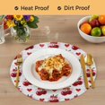 thumbnail image 4 of Red Cherry Round 13 Inch Placemats Set of 4, Farmhouse Lover Heart Fruit Gray Wooden HeatResistant Non Slip Place Mats for Dining Table, Wipeable Braided Kitchen Table Mats for Housewarming, 4 of 9