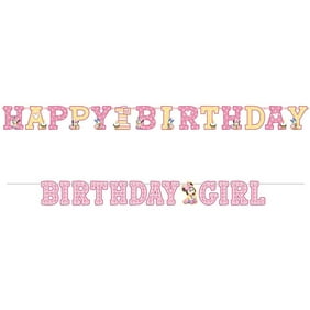 New Baby Minnie Mouse Birthday 1st First Party Balloons