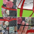 thumbnail image 5 of Garden Tool Bag,Pioneer Flower Floral Print Pattern Garden Tool Organizer,Garden Gifts,Waterproof Multi-Pocket Garden Tool Storage 11.8x5.5x11.4 Inch(Tools NOT Included), 5 of 6