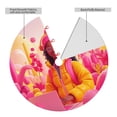thumbnail image 2 of Sikiie Digital Nomad Pink Landscape 30-48 inches {designName} Print Christmas Tree Skirt Snowman Xmas Tree Skirt with Edge Christmas Decorations for Holiday Party-30", 2 of 7