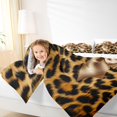 thumbnail image 4 of Feelyou Fashion Brown Bow Twin Comforter Sets, Polkadots Cheetah Print Bedding Set, 2pcs, 4 of 8