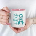 thumbnail image 3 of CafePress - Missing My Mom 1 TEAL Mug - 11 oz Ceramic Mug - Novelty Coffee Tea Cup, 3 of 3