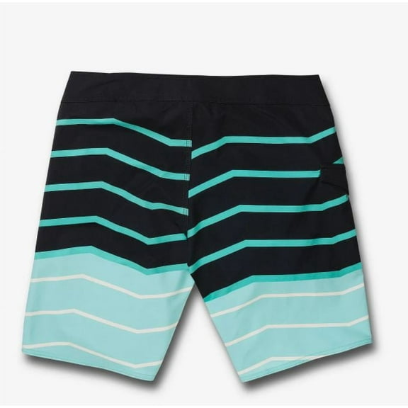 Volcom Big Boy's Blue Mod Swipe Stripe Boardshorts, 28 ( 16)