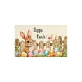 thumbnail image 1 of Easter Bunny Print Doormat for Men Women 23.6X15.7 Inch Outdoor Decorative Polyester Mat, 1 of 7