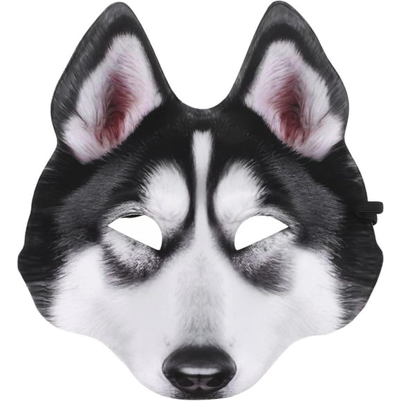 Lifelike Dog Head Mask for Halloween Costume Party Realistic Pu Animal Mask with Fit for Masquerade and Cosplay Events Exceptional Comfort and Breathability
