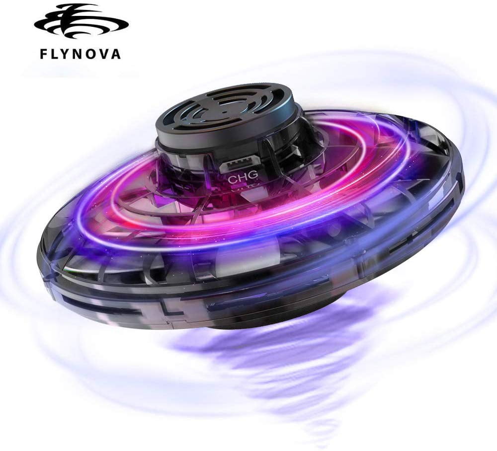 Mini Drone Flying Toy Fly Nova Flying Spinner Airplane Gifts for Boys And Girls Blue 360° Rotation And RGB LED Lights