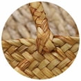 thumbnail image 6 of Handwoven Plastic Beach Tote Bag, Khaki Summer Handbag, 11.81 x 11.02 x 1.57 Inches, 6 of 7