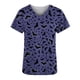 thumbnail image 3 of Pntutb Mujer Manga Corta Cuello En V Tops Uniforme Día De La Independencia Impreso Bolsillos Blusa Enfermería Pntutb Pntutb-7680, 3 of 4