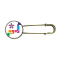 thumbnail image 1 of Broche de Metal Antiguo Unbranded Las flores japonesas simbolizan la cultura deportiva, 1 of 3