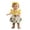 a-Yellow7230, variant on FINALGANG Girls Dress Baby Flutter Short Sleeves Crewneck Bumblebee Print Dress With 3D Applique Matching Headband For Casual Daily Wear