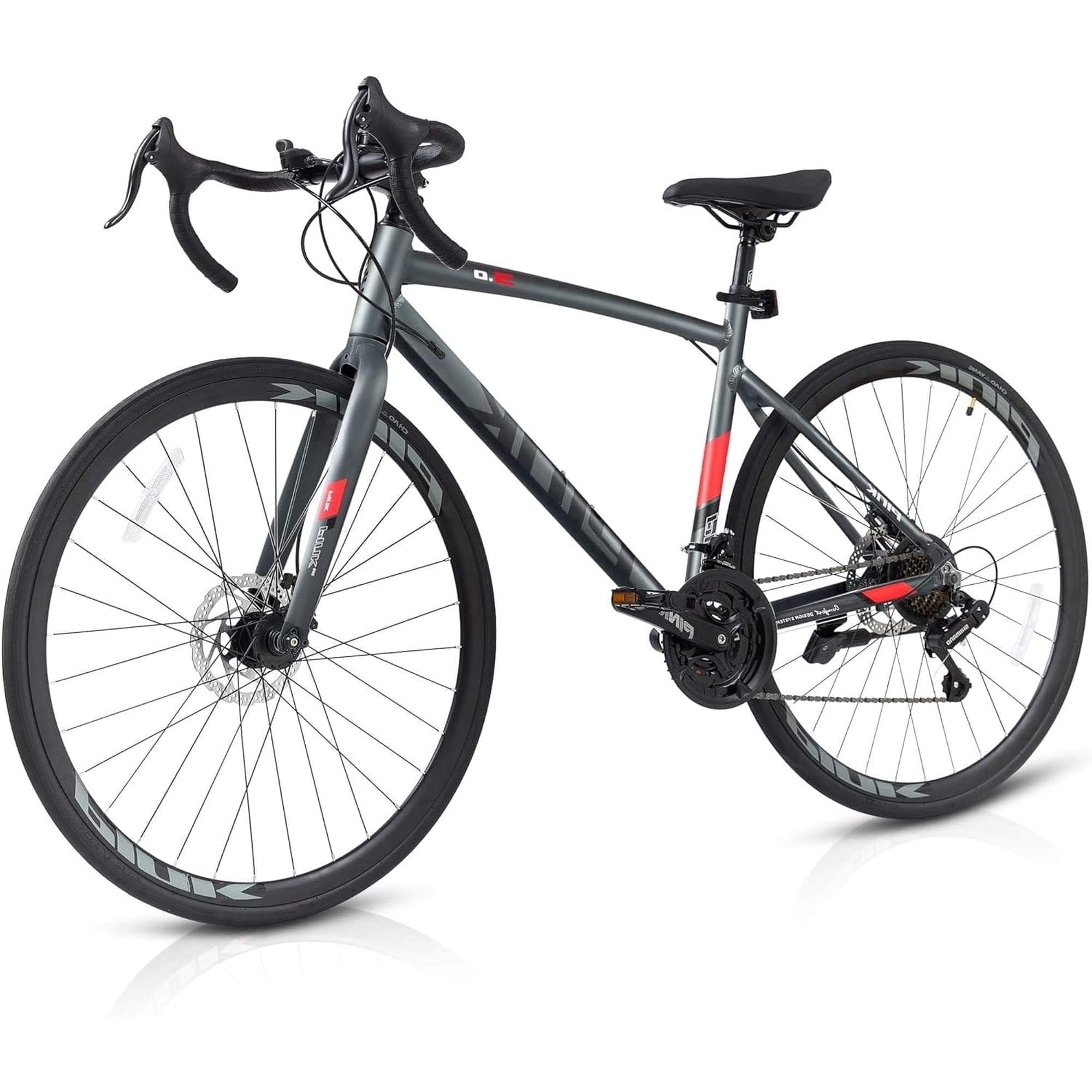 NEORIVER Men's 700C 21-Speed Road Bike, Shimano Gears & Aluminum Frame - Urban Commuter Hybrid