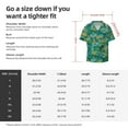 thumbnail image 5 of Honeii 's Jungle Leopard for men's short-sleeved button-up collared shirt featuring a pocket, perfect for beach vacations, and travel adventures., 5 of 5