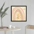 thumbnail image 4 of Kids Nursery Art Pastel Muted "Rainbow Giraffe" White Float Frame Canvas ArtWhite Float Frame Canvas Art - 20x20, 4 of 5