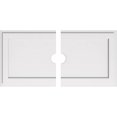 thumbnail image 2 of Ekena Millwork CMP34X17RE2-03000 3 in. ID x 11.75 in. Rectangle Architectural Grade PVC Contemporary Ceiling Medallion - 2 Piece, 2 of 4
