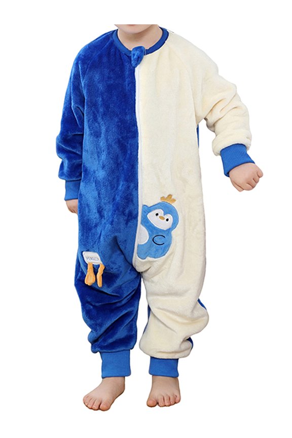 Toddler Sleeping Sack 9M-6T Winter Warm Flannel 2-Way Zipper Baby Sleep Sack with Feet, Infant Animal Crocodile Wearable Blanket