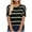 Black, variant on UAMVSH Womens Short Sleeve Sweaters Spring Fall Lightweight Crew Neck Trendy Striped Printed Pullover Comfy Knitted Sweater Tops(Small,Black)