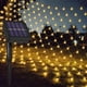 thumbnail image 2 of Luces LED solares decorativas de 204 luces nocturnas de red blanca cálida para decoración interior y exterior, jardín, fiesta de boda, 2 of 8