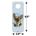 thumbnail image 6 of German Shepherd Dog Selfie Plastic Door Knob Hanger Sign, 6 of 7