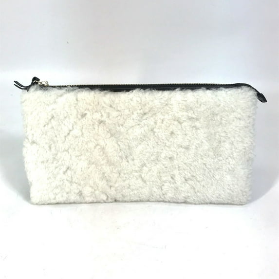 Pre-Owned Balenciaga 347238 logo Bag Cluch Bag Clutch bag Black/White (Good)