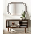 thumbnail image 6 of Kate and Laurel Minuette Traditional Wall Mirror, 24 x 36, Bronze, Decorative Farmhouse Mirror with Elegant Scalloped Interlocking Geometry With Slim Profile, 6 of 8