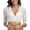 White, variant on Womens Dirndl Blouse, V Neck Short Sleeve Lace Underwire Top for Oktoberfest Black L