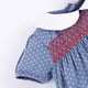 thumbnail image 4 of Vestido floral de verano para niña REDARER: manga corta, algodón bordado, informal, talla 2-3 años, 4 of 4